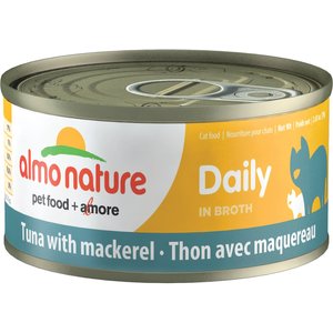 Almo Nature Daily Tuna with Mackerel in Broth Grain-Free Canned Cat Food