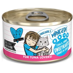 BFF Tuna & Shrimp Sweethearts Dinner in Gravy Canned Cat Food