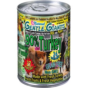 Gentle Giants Non-GMO Dog & Puppy Grain-Free Turkey Wet Dog Food