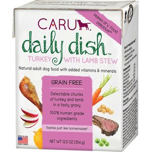 Caru Daily Dish Turkey with Lamb Stew Grain-Free Wet Dog Food