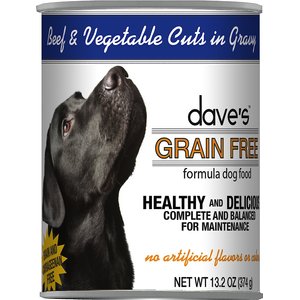 Dave's Pet Food Grain-Free Beef & Vegetable Cuts in Gravy Canned Dog Food