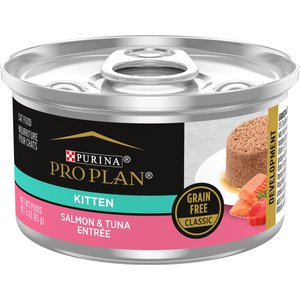 Purina Pro Plan Classic Salmon & Tuna Grain-Free Kitten Entree Canned Cat Food