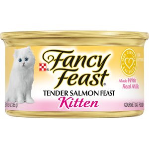 Fancy Feast Kitten Tender Salmon Feast Canned Cat Food