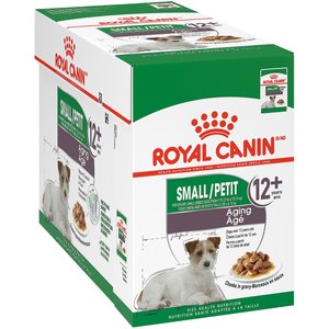 Royal Canin Size Health Nutrition Small Aging 12+ Chunks in Gravy Dog Food Pouch
