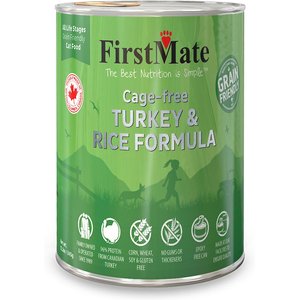 Firstmate Turkey & Rice Formula Cage-Free Canned Cat Food