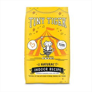 Tiny Tiger, Natural Indoor Recipe Chicken Flavor Dry Cat Food
