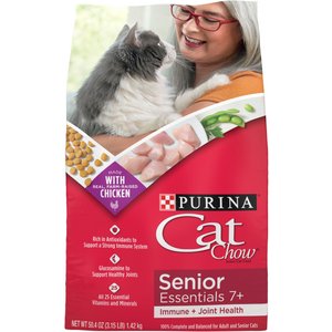 Cat Chow Joint Health Essentials 7+ Immune Recipe Senior Dry Cat Food