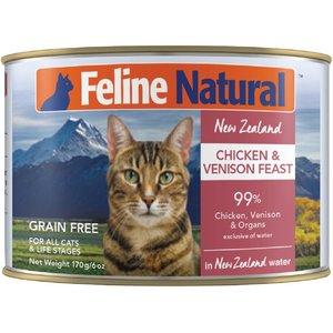 Feline Natural Chicken & Venison Feast Grain-Free Canned Cat Food