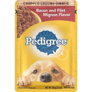 Pedigree Chopped Ground Dinner Bacon & Filet Mignon Flavor Wet Dog Food