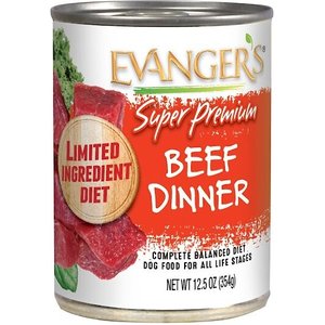 Evanger's Super Premium Beef Dinner Grain-Free Canned Dog Food