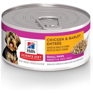 Hill's Science Diet Adult Small Paws Chicken & Barley Entree Canned Dog Food