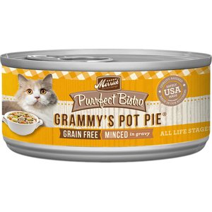 Merrick Purrfect Bistro Grain-Free Grammy's Pot Pie Minced in Gravy Canned Cat Food