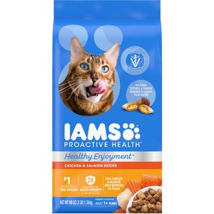 Iams Proactive Health Healthy Enjoyment Immune Support Chicken & Salmon Adult Dry Cat Food