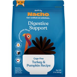 Made by Nacho Digestive Support Cage-Free Turkey & Pumpkin Recipe Dry Cat Food