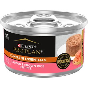 Purina Pro Plan Complete Essentials Adult Salmon & Brown Rice Entree Classic Canned Cat Food