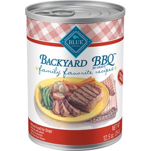 Blue Buffalo Family Favorite Grain-Free Recipes Backyard BBQ Canned Dog Food