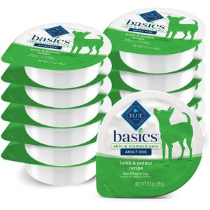 Blue Buffalo Basics Skin & Stomach Care Grain-Free Lamb & Potato Small Breed Adult Wet Dog Food