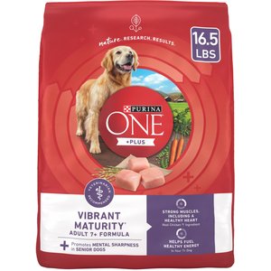 Purina ONE +Plus Senior Vibrant Maturity Adult 7+ Formula Dry Dog Food