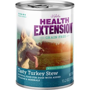Health Extension Grain-Free Tasty Turkey Stew Canned Dog Food