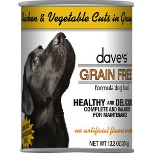 Dave's Pet Food Grain-Free Chicken & Vegetable Cuts in Gravy Canned Dog Food