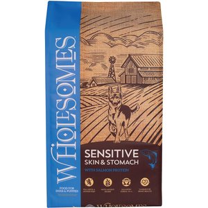 Wholesomes Sensitive Skin & Stomach with Salmon Protein Dry Dog Food