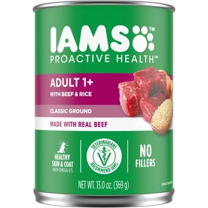 Iams ProActive Health Classic Ground with Beef & Whole Grain Rice Adult Wet Dog Food