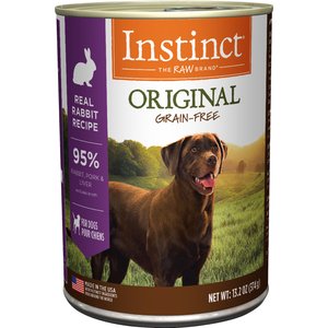 Instinct Original Grain-Free Real Rabbit Recipe Natural Wet Canned Dog Food