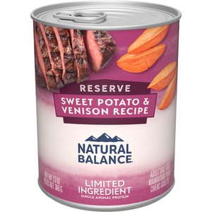 Natural Balance Limited Ingredient Reserve Sweet Potato & Venison Recipe Wet Dog Food