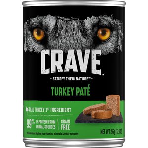 Crave Turkey Pate Grain-Free Canned Dog Food