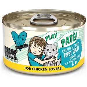 BFF Play Pate Lovers Chicken & Turkey Topsy Turvy Wet Cat Food