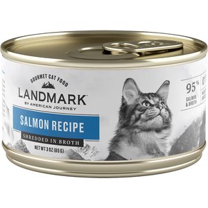 American Journey Landmark Salmon Recipe in Broth Grain-Free Canned Cat Food