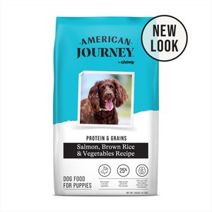 American Journey Protein & Grains Puppy Salmon, Brown Rice & Vegetables Recipe Dry Dog Food