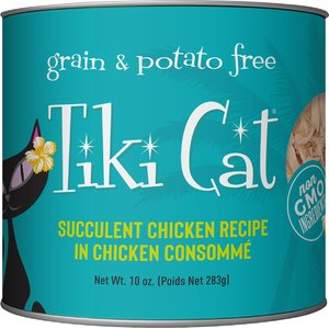 Tiki Cat Puka Puka Luau Succulent Chicken in Chicken Consomme Grain-Free Canned Cat Food