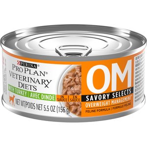 Purina Pro Plan Veterinary Diets OM Overweight Management Savory Selects Wet Cat Food