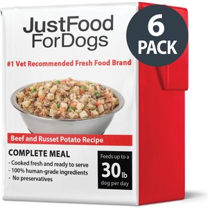 JustFoodForDogs Pantry Fresh Beef & Russet Potato Fresh Dog Food