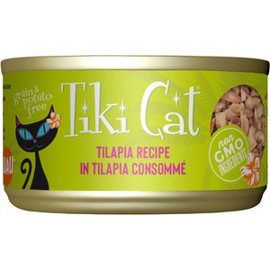 Tiki Cat Kapi'Olani Luau Tilapia in Tilapia Consomme Grain-Free Canned Cat Food