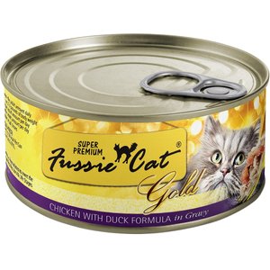 Fussie Cat Super Premium Chicken with Duck Formula in Gravy Grain-Free Canned Cat Food
