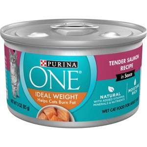 Purina ONE Natural Weight Control Ideal Weight Tender Salmon Recipe Wet Cat Food