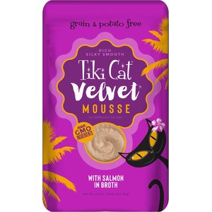 Tiki Cat Velvet Mousse Salmon Grain-Free Wet Cat Food