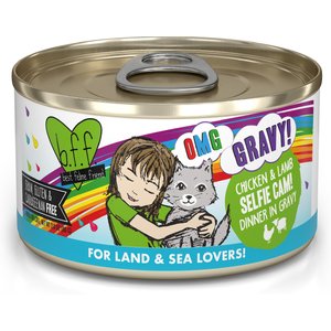 BFF OMG Selfie Cam! Chicken & Lamb Dinner in Gravy Grain-Free Canned Cat Food