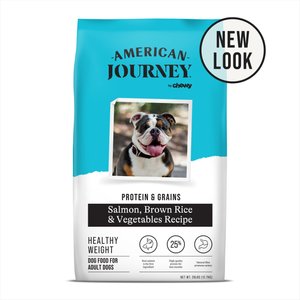 American Journey Protein & Grains Healthy Weight Salmon, Brown Rice & Vegetables Recipe Dry Dog Food