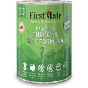 Firstmate Turkey & Rice Formula Cage-Free Canned Dog Food