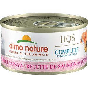 Almo Nature HQS Complete Salmon with Papaya Wet Cat Food