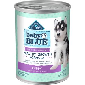 Blue Buffalo Baby Blue Healthy Growth Formula Grain-Free High Protein Turkey & Potato Recipe Puppy Wet Food