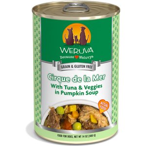 Weruva Cirque De La Mer with Tuna & Veggies in Pumpkin Soup Grain-Free Canned Dog Food