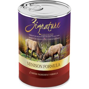 Zignature Venison Limited Ingredient Formula Canned Dog Food