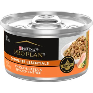 Purina Pro Plan Chicken, Pasta & Spinach Entree in Gravy Canned Cat Food