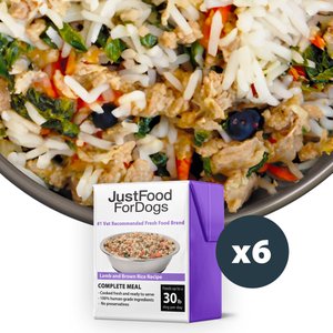 JustFoodForDogs Pantry Fresh Lamb & Brown Rice Fresh Dog Food