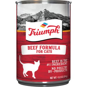 Triumph Beef Formula Canned Cat Food