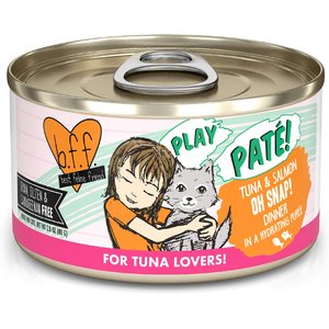 BFF Play Pate Lovers Tuna & Salmon Oh Snap Wet Cat Food